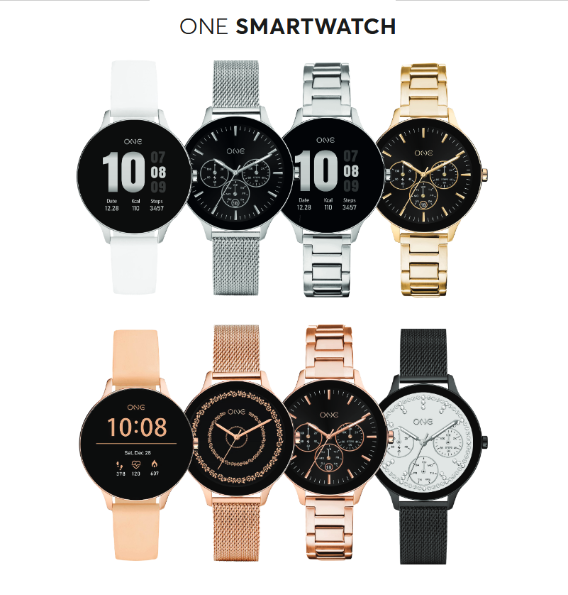 One lança a sua primeira coleção de smartwatches