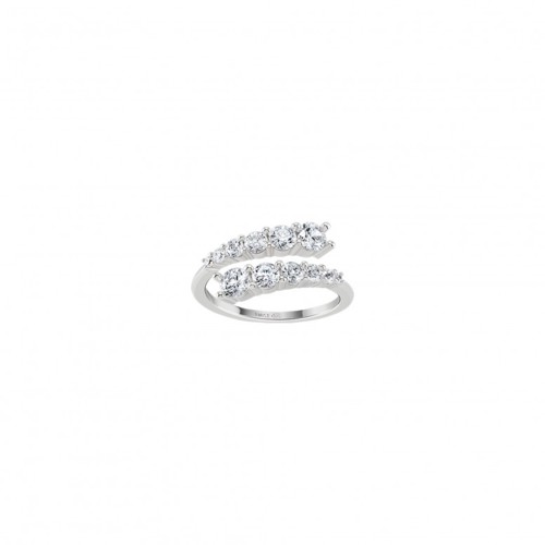 Anel Party Glow Multiple Solitaire Open Silver UK.AN.1204.0454