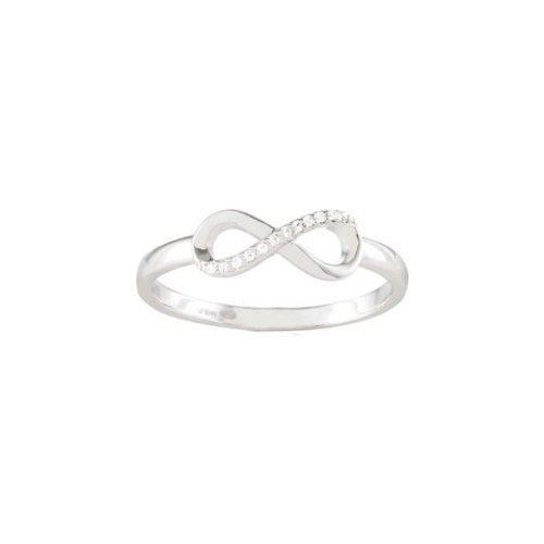 Unike Jewellery Classy and Chic Shinny Infinite Joia Anel Mulher UK.AN.1204.0049