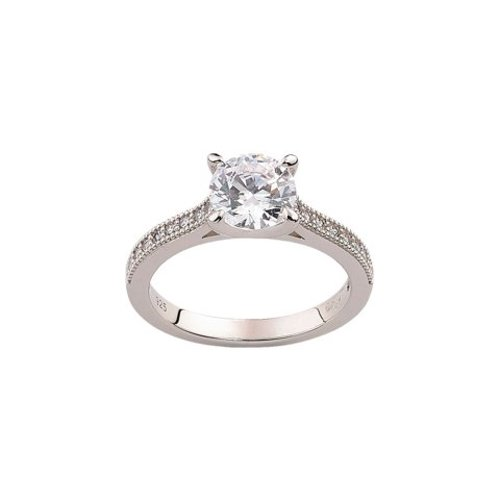 Unike Jewellery Infinity Solitaire Joia Anel Mulher UK.AN.1206.0017