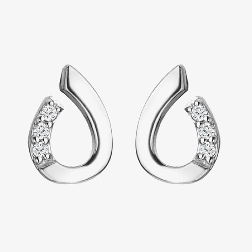 Hot Diamonds Teardrop joia brinco mulher DE729