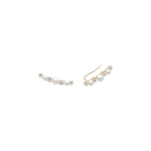 Unike Jewellery Pearls Shiny Gold III Joia Brincos Mulher UK.BR.1204.0159