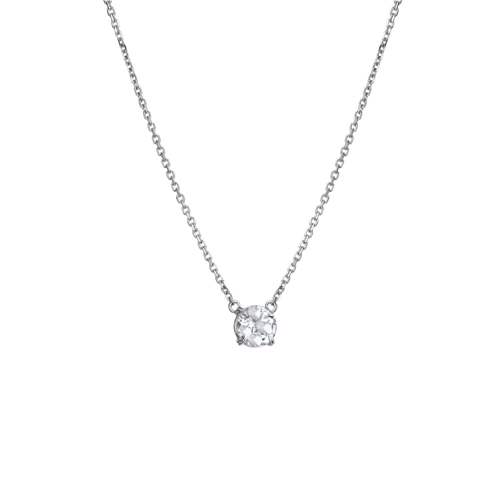Hot Diamonds Topázio Branco Solitário jóia colar mulher DN167   