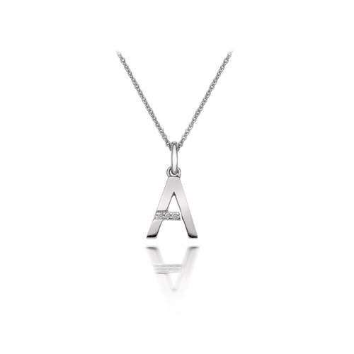Hot Diamonds Love Micro Letter A Joia Colar Mulher DP401