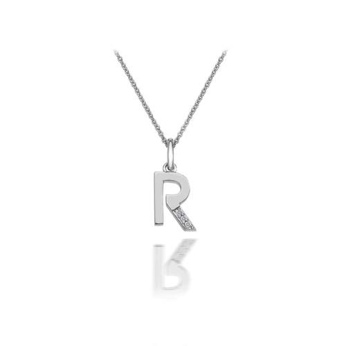 Hot Diamonds Love Micro Letter R Joia Colar Mulher DP418