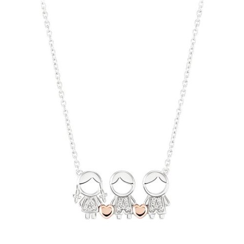 Unike Jewellery Mum - 1 Girl and 2 Boys Joia Colar Mulher UK.CL.1110.0012