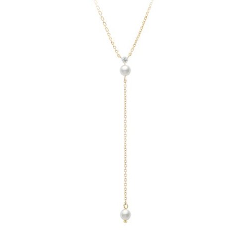 Unike Jewellery Pearls Y Gold Joia Colar Mulher UK.CL.1204.0254