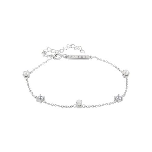 Unike Jewellery Classy Pearls and Solitaires Joia Pulseira Mulher UK.PU.1204.0058