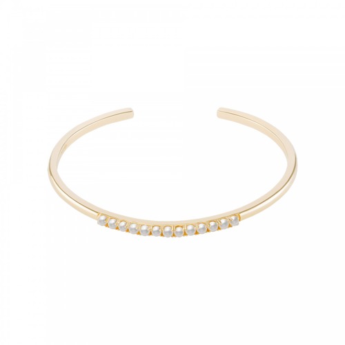 Unike Jewellery Pulseira Pearls Escrava Gold UK.PU.1204.0059