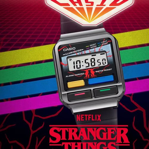 Casio Vintage Edgy Netflix Stranger Things Relógio A120WEST-1AER